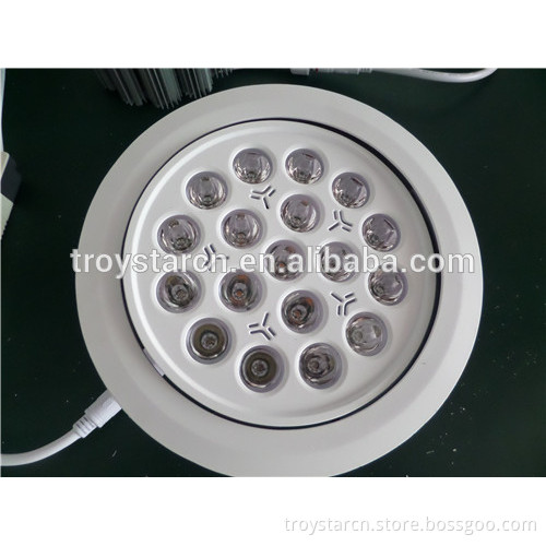 Ultra-small size solid heat dissipation body led downlight 36w with 150-160mm cut out